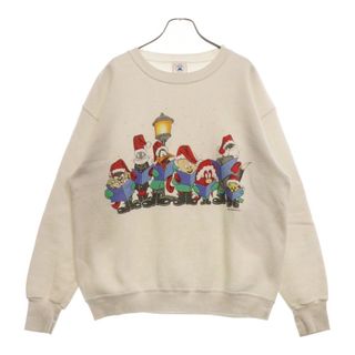 VINTAGE ヴィンテージ 90s Looney Tunes Christmas Crewneck Sweatshirt ルーニー・テューンズ クリスマスデザイン クルーネックスウェットトレーナー ホワイト(スウェット)