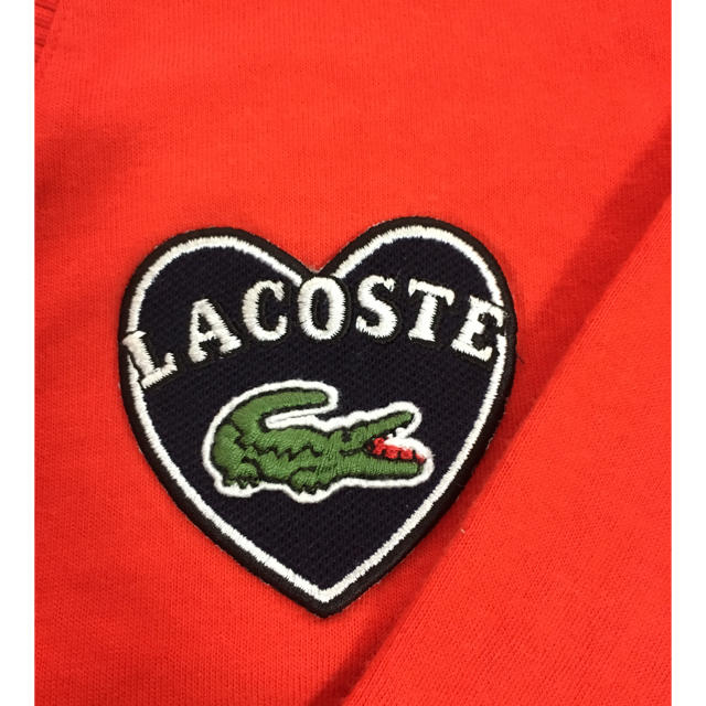 LACOSTE(ラコステ)のLACOSTE 真っ赤なカーディガン レディースのトップス(カーディガン)の商品写真