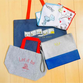 スヌーピー(SNOOPY)の★セール中★非売品 スヌーピー バッグ スヌーピーグッズ まとめ売り 5点セット(キャラクターグッズ)