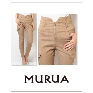 ムルーア(MURUA)の新品MURUA   カーゴZIPスキニーパンツ(スキニーパンツ)