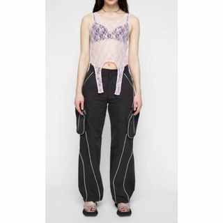 LAGUA GEM - lagua gem レーストップス ホワイトの通販 by y LAGUA GEM - lagua gem レーストップス ホワイトの通販 by y