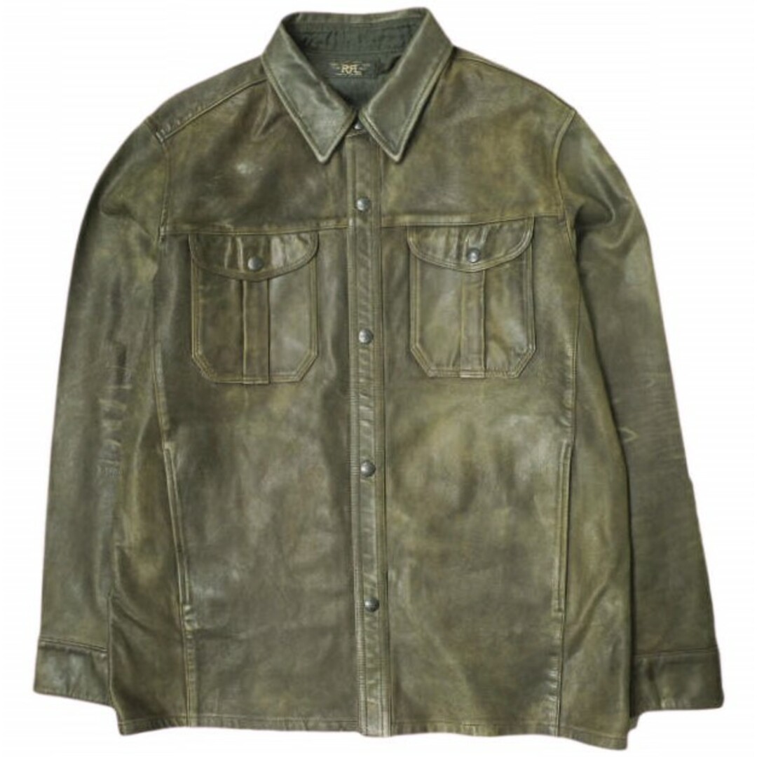 Ralph Lauren RRL レザー シャツ | ブラック | FARFETCH JP