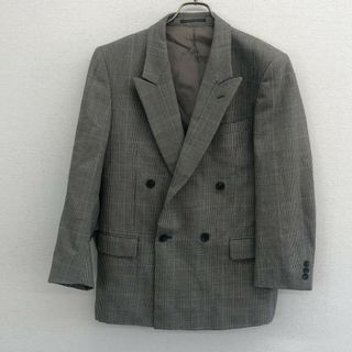テーラードジャケット　グレー系　A5　スーツ　フォーマル　無地　シンプル　ウールマーク(その他)