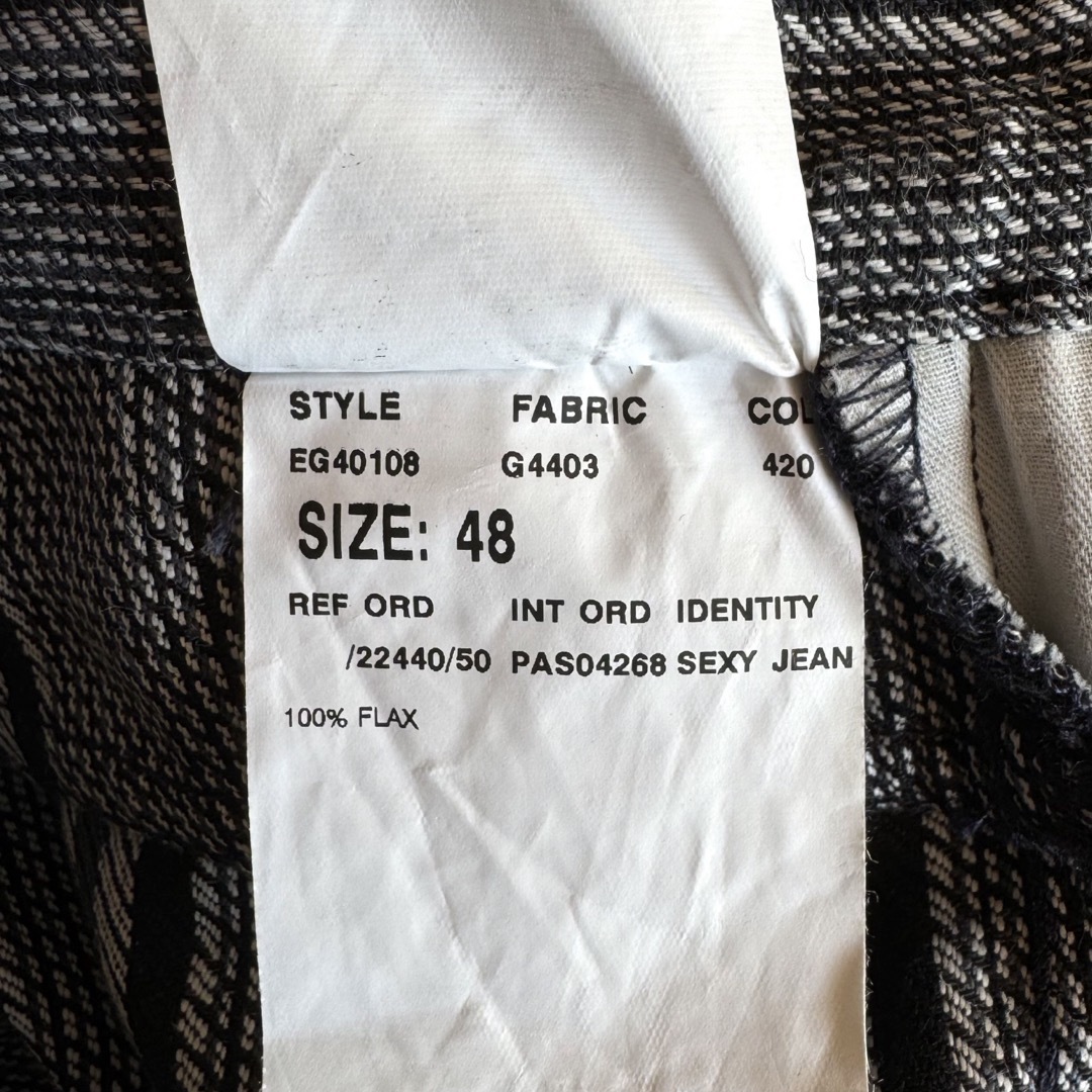 Gabriele Pasini(ガブリエレパジーニ)の美品 GABRIELE PASINI ガブリエレ パジーニ リネン パンツ 48 メンズのパンツ(その他)の商品写真