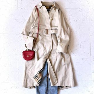 BURBERRY - 美品✨バーバリー ベルト付 トレンチコート シングル BURBERRY - 美品✨バーバリー ベルト付 トレンチコート シングル