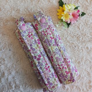 ランドセル肩カバー　小花柄(ピンク)(ランドセル)