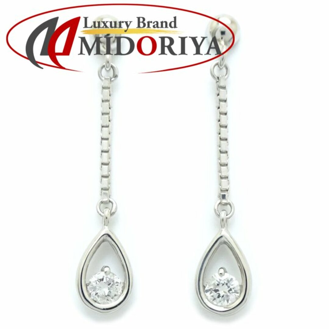 ダイヤモンド ピアス ダイヤモンド0.09ctｘ2 Pt900プラチナxPt850プラチナ /28178【中古】【FJ】