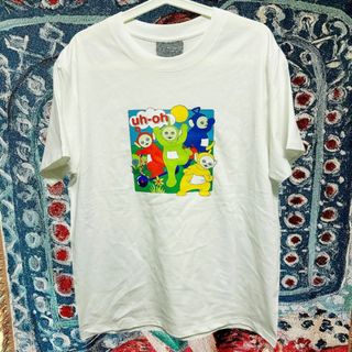 BBC テレタビー ティーシャツ 半袖 メンズ ヴィンテージリプリント 可愛い(Tシャツ/カットソー(半袖/袖なし))