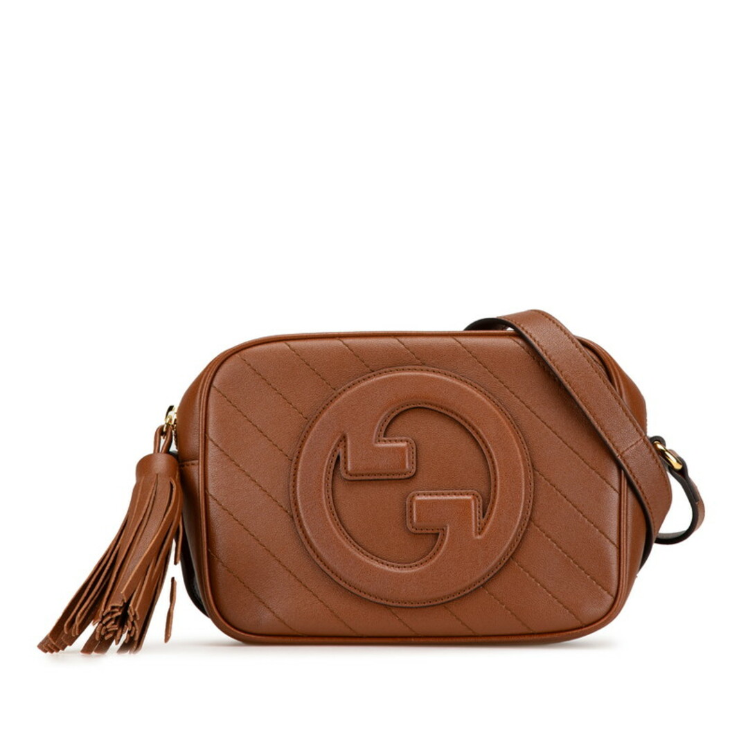 GUCCI - グッチ ブロンディ スモール 斜め掛け ショルダーバッグ 742360 レザー レディース GUCCI 【222-96125】