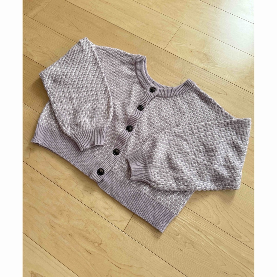 GRL(グレイル)の【美品】グレイル フリーサイズ カーディガン　くすみピンク　春服　トップス レディースのトップス(カーディガン)の商品写真