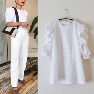 CELINE(シャツ/ブラウス(半袖/袖なし) ・ ホワイト/白色系)の CELINE(シャツ/ブラウス(半袖/袖なし) ・ ホワイト/白色系)の