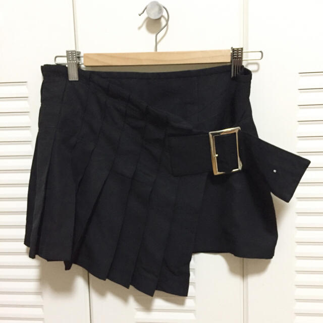 LIMI feu(リミフゥ)のプリーツ巻きスカート レディースのスカート(ミニスカート)の商品写真