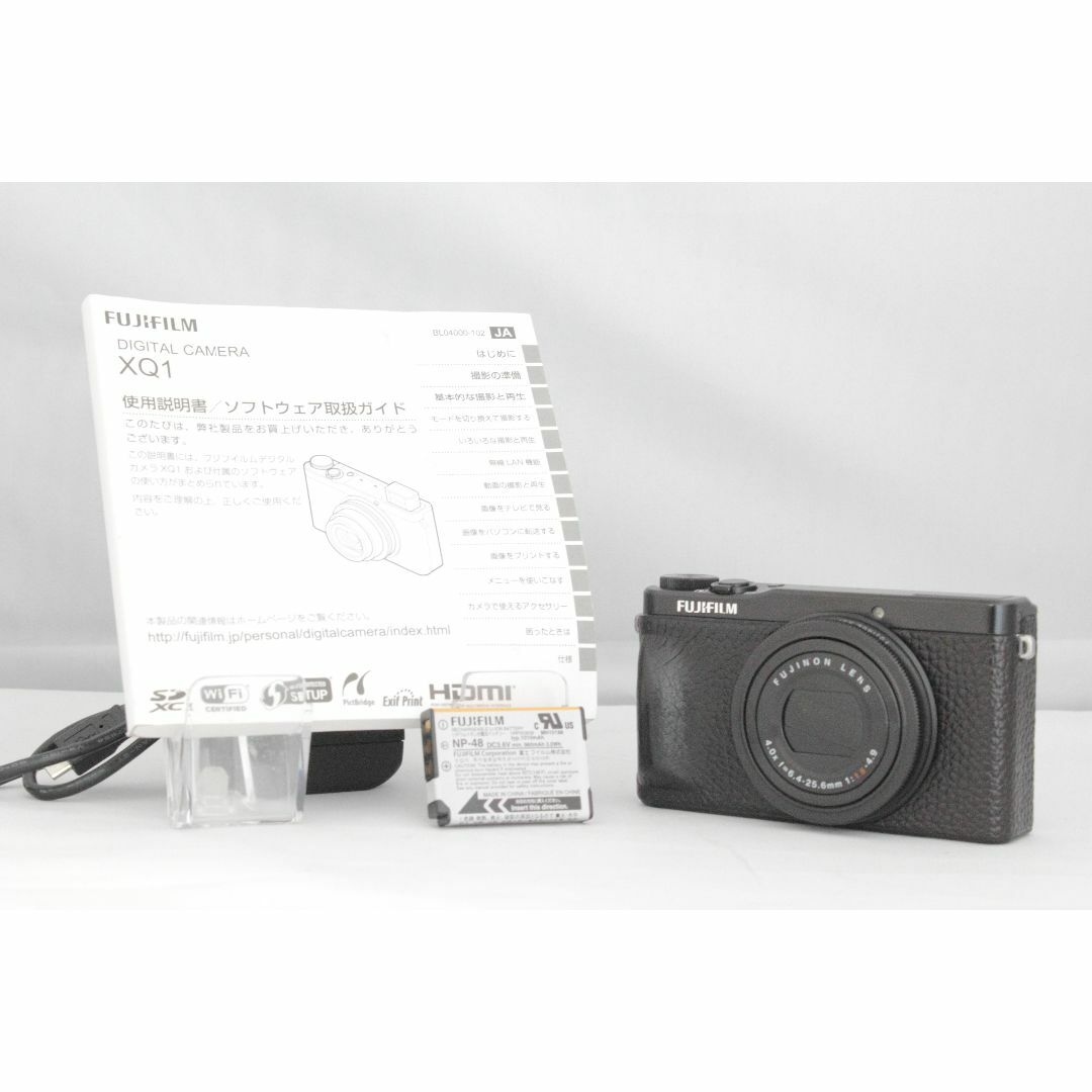 富士フイルム - スマホ転送！FUJIFILM　XQ1　ブラック  デジカメ