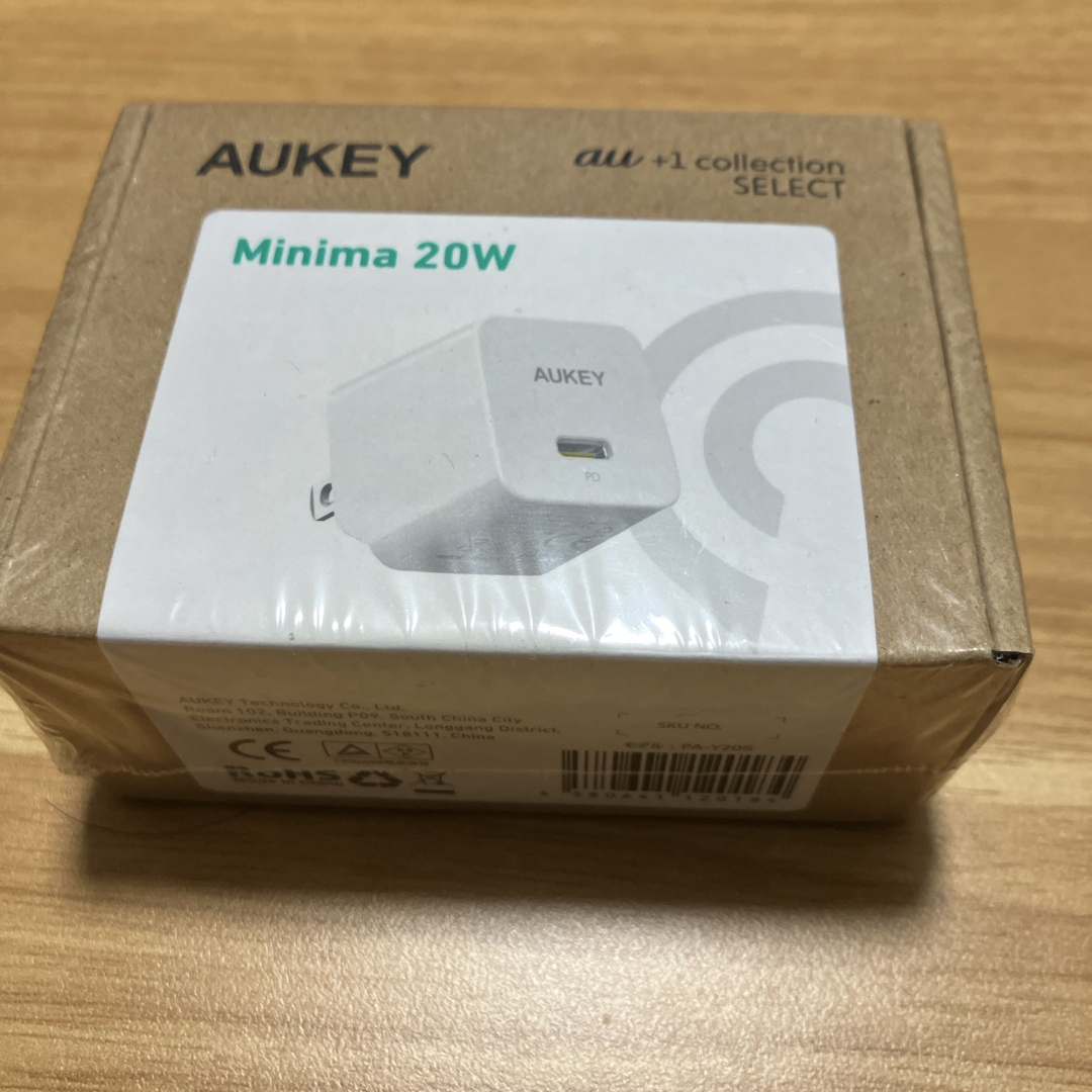 AUKEY Minima 20W PA-Y20S usb-c 急速充電 スマホ/家電/カメラのスマートフォン/携帯電話(バッテリー/充電器)の商品写真