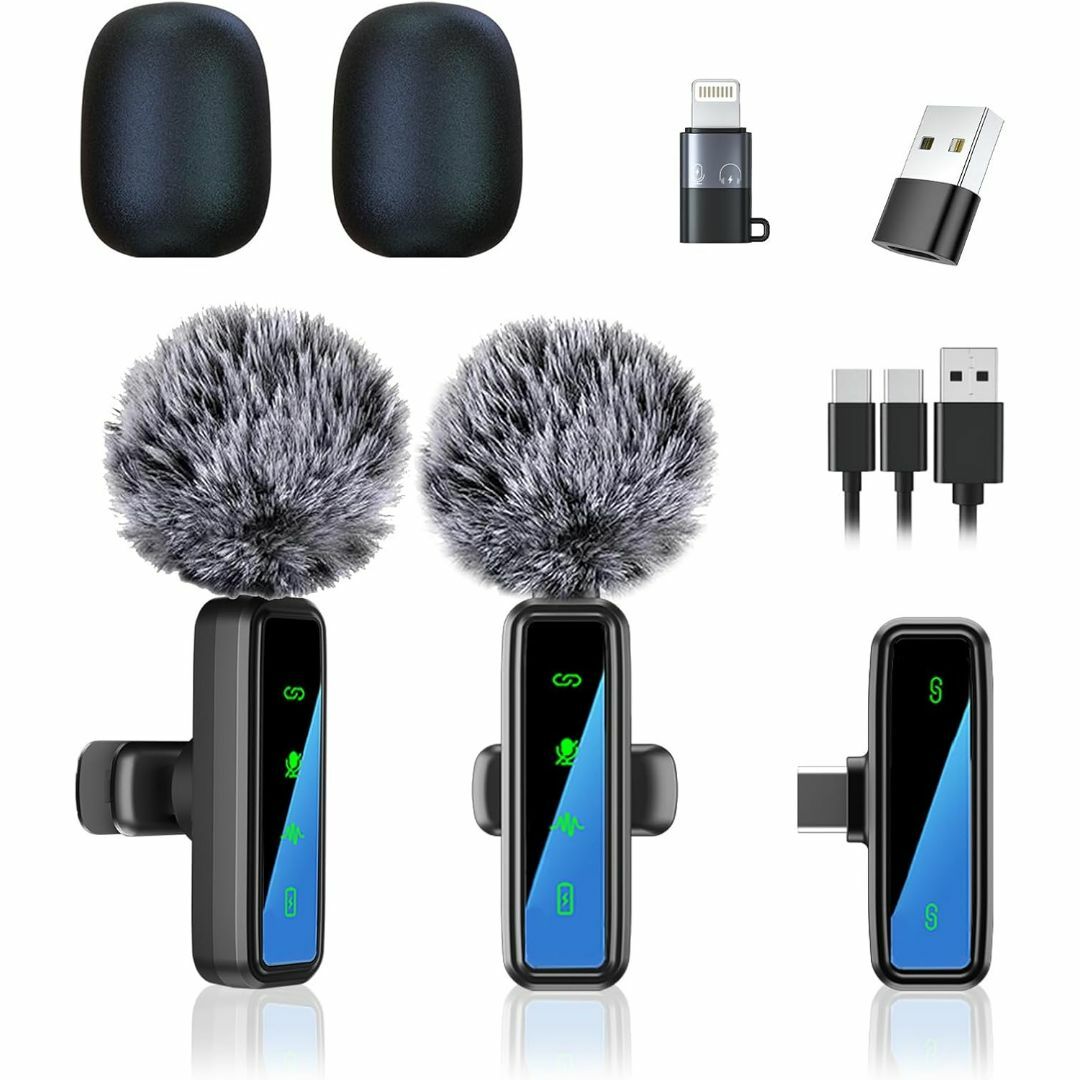 【360°集音ピンマイク】ピンマイク iPhone/Android/カメラ対応 楽器のレコーディング/PA機器(マイク)の商品写真