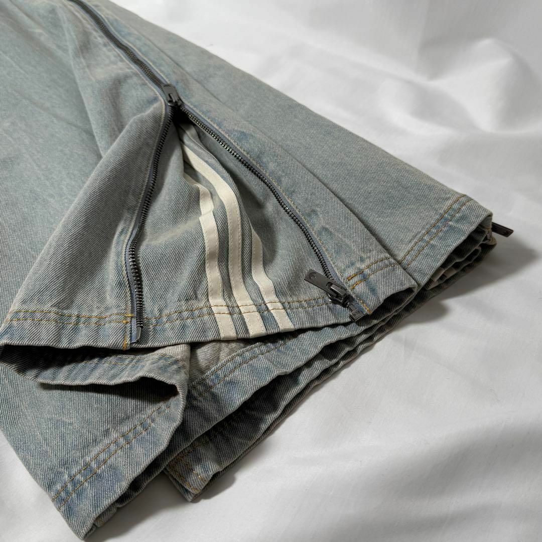 adidas Originals - ADIDAS DENIM ZIP PANT デニム パンツ 26 adidas Originals - ADIDAS DENIM ZIP PANT デニム パンツ 26