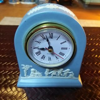 WEDGWOOD - ウェッジウッド 時計 写真立て プシュケ クリア WEDGWOOD - ウェッジウッド 時計 写真立て プシュケ クリア