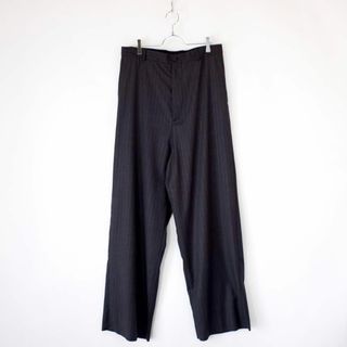 BALENCIAGA - BALENCIAGA 18aw ウールチェックワイドバギー BALENCIAGA - BALENCIAGA 18aw ウールチェックワイドバギー