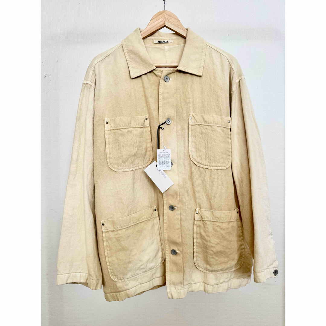AURALEE - 新品 AURALEE WASHI DUCK CANVAS BLOUSON 3の通販 by AURALEE - 新品 AURALEE WASHI DUCK CANVAS BLOUSON 3の通販 by