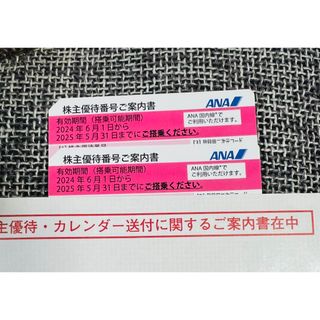 全日空　株主優待　割引券　2枚(航空券)