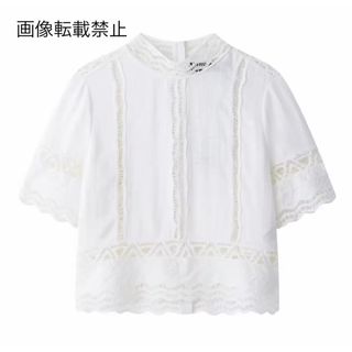 🐹3月新作🌸16574◆レース 半袖 ブラウス(シャツ/ブラウス(半袖/袖なし))
