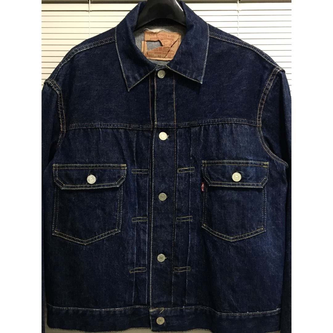 Levi's - 【1WASH】真紺 ハギ付 42 507XX 50年代 ビッグサイズ Levi's - 【1WASH】真紺 ハギ付 42 507XX 50年代 ビッグサイズ