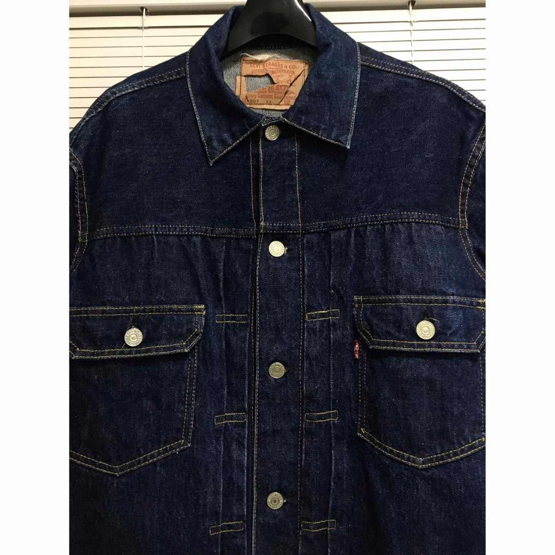 Levi's - 【1WASH】真紺 ハギ付 42 507XX 50年代 ビッグサイズ Levi's - 【1WASH】真紺 ハギ付 42 507XX 50年代 ビッグサイズ