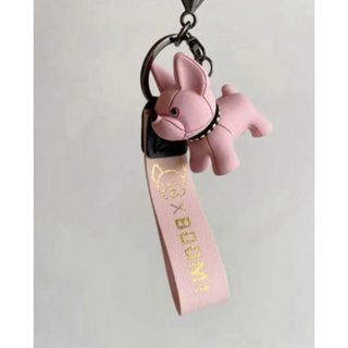 【新品】フレンチブルのキーホルダー(キーホルダー)