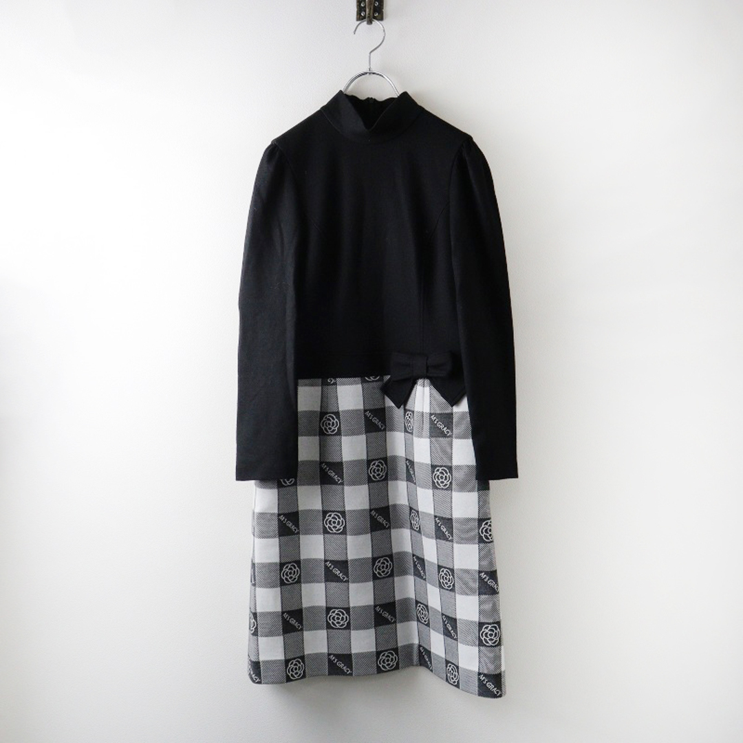 M'sGRACY☆エムズグレイシー☆秋冬物ワンピース38☆美品 引き抜ける M'sGRACY☆エムズグレイシー☆秋冬物ワンピース38☆美品 引き抜ける