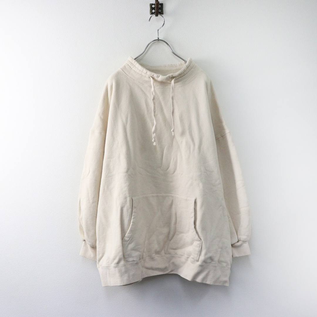 nest Robe - 2022AW ネストローブ nest Robe UpcycleLino FABRIC SWEAT 裏毛モックネック スウェット プルオーバー F/ベージュ系【2400014308471】