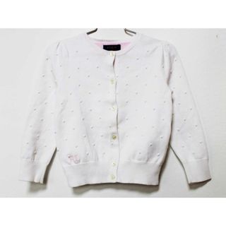 ラルフローレン(Ralph Lauren)の【春物 新入荷!】[ラルフローレン/Ralph Lauren]100cm カーディガン 白【中古】子供服 キッズ kids 女の子 春秋 tops 703052(カーディガン)