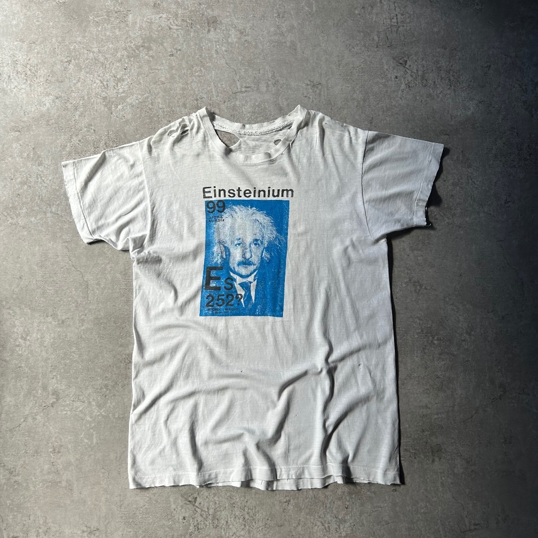 VINTAGE - 80s90s アインシュタイン 偉人tシャツ USA製 ホワイト XL相当