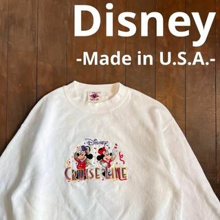 Disney - 90s Disney キャラ刺繍 フリースプルオーバー 古着 Disney - 90s Disney キャラ刺繍 フリースプルオーバー 古着
