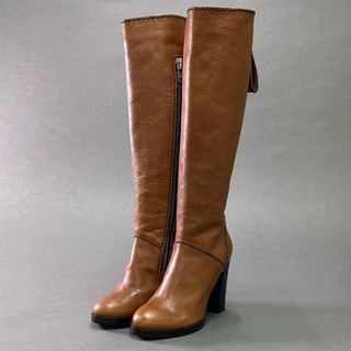 Chloe - 美品 Chloe レザー ベルト ハイヒール ラウンドトゥ Chloe - 美品 Chloe レザー ベルト ハイヒール ラウンドトゥ