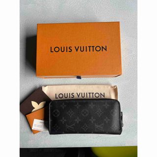 LOUIS VUITTON - IC ルイヴィトン エクリプス ブラザ 黒 長財布 LOUIS VUITTON - IC ルイヴィトン エクリプス ブラザ 黒 長財布