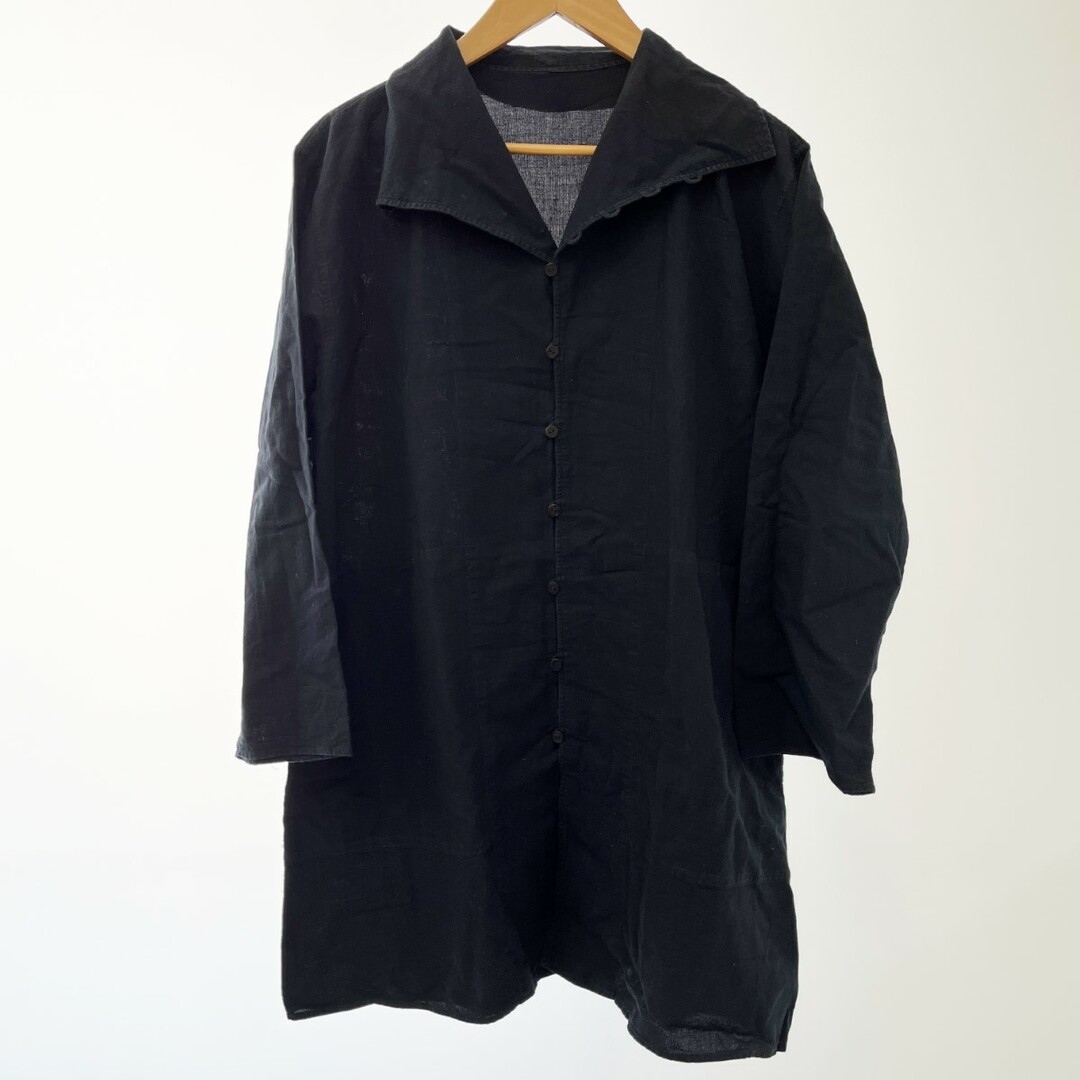 Jurgen Lehl - ◆◆JURGEN LEHL ヨーガンレール 薄手ジャケット SIZE M 綿100 J0132FB512 ネイビー