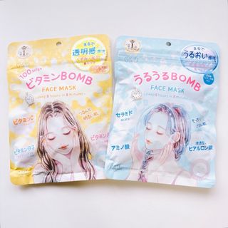 CLEAR TURN（KOSE COSMEPORT） - クリアターン ビタミンＢＯＭＢ＆うるうるＢＯＭＢマスク(各7枚入り) ②点セット
