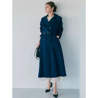 CELFORD - クルーネックフレアコートの通販 by 智沙's shop CELFORD - クルーネックフレアコートの通販 by 智沙's shop