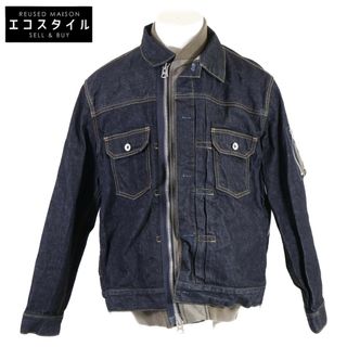 sacai - 新品 SACAI x BEYONDEXX 切り替えデニムジャケット sacai - 新品 SACAI x BEYONDEXX 切り替えデニムジャケット