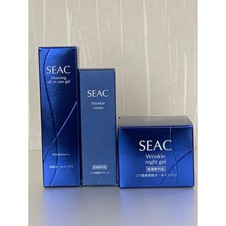 シーク(SEEK)のSEACオールインワン朝用ジェル　夜用ジェル　薬用リンクルクリーム(オールインワン化粧品)