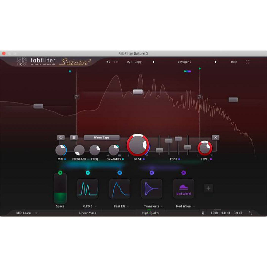 fabfilter Saturn2 【正規ライセンス譲渡】 楽器のDTM/DAW(ソフトウェアプラグイン)の商品写真