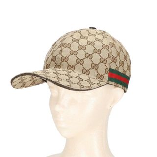 GUCCI グッチ/シェリーライン GGキャンバス キャップ/200035・601491/ABランク/05【中古】(キャップ)