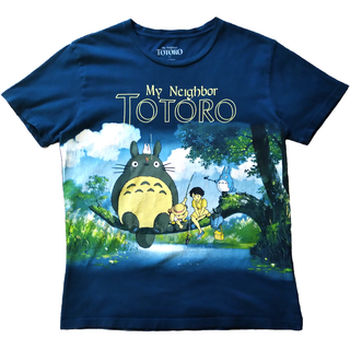 古着　となりのトトロ　Tシャツ　L　ジブリ　アニメT　ムービーT　海外公式 *(Tシャツ/カットソー(半袖/袖なし))