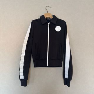 miumiu ミュウミュウ トラックジャケット ジャガード ワッペン miumiu ミュウミュウ トラックジャケット ジャガード ワッペン