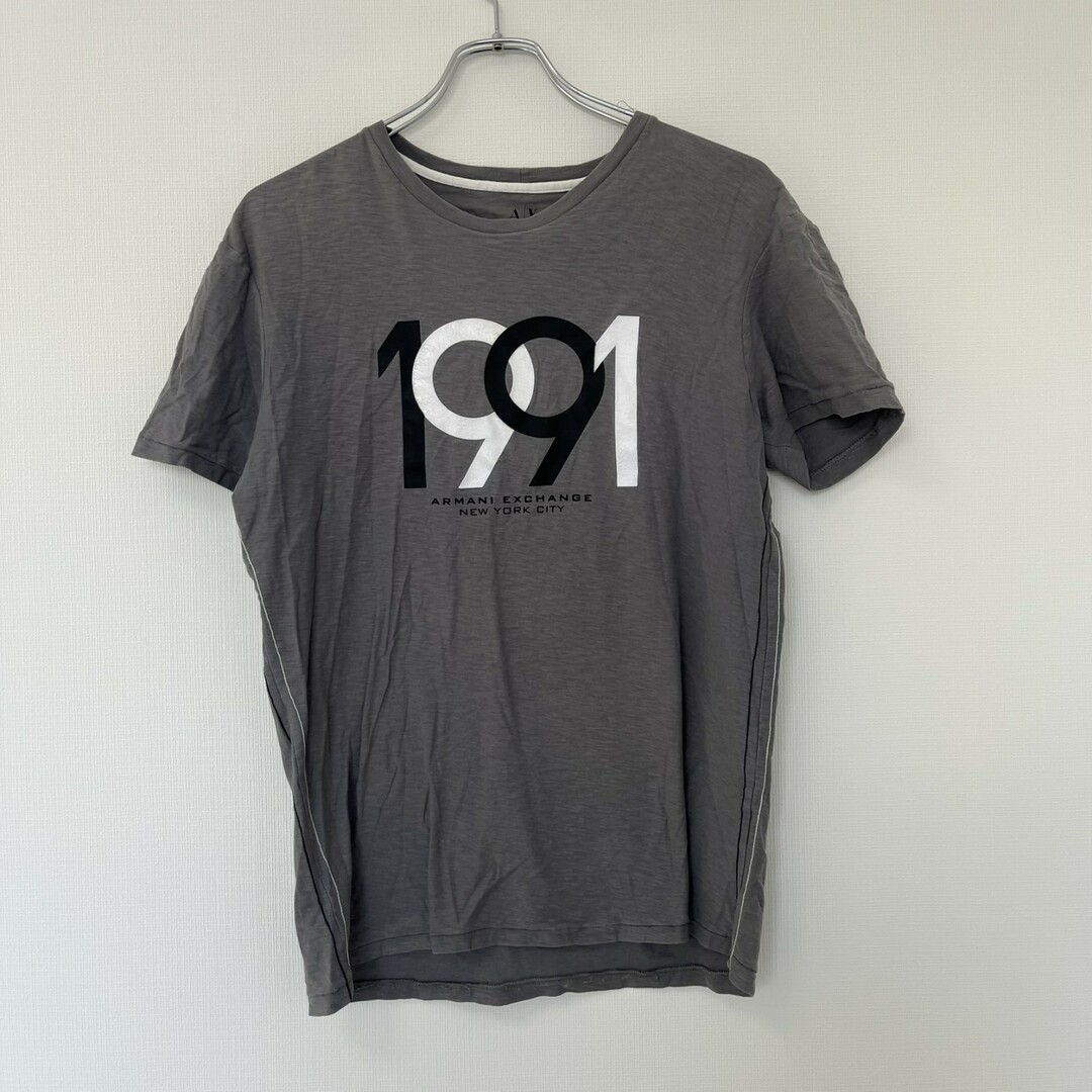 ARMANI EXCHANGE - 【ARMANI EXCHANGE】アルマーニエクスチェンジ Tシャツ 半袖Tシャツ ロゴT トップス グレー