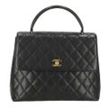 CHANEL シャネル/トップハンドルバッグ/キャビアスキン/ブラック/A12397/637****/Aランク/09【中古】