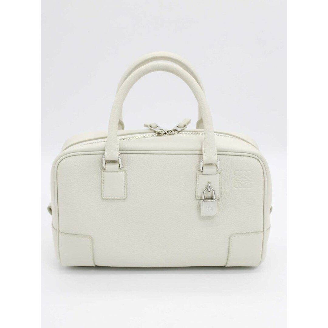 LOEWE - 【新入荷】現行『LOEWE/ロエベ』アマソナ23/2wayバッグ/ソフトグレインカーフ/現行/保存袋付き/ハンドバッグ/ショルダーバッグ/シンプル/かわいい/おしゃれ/鞄/バッグ/BAG  ホワイト系/白 レディース 【中古】 春夏秋冬 703052