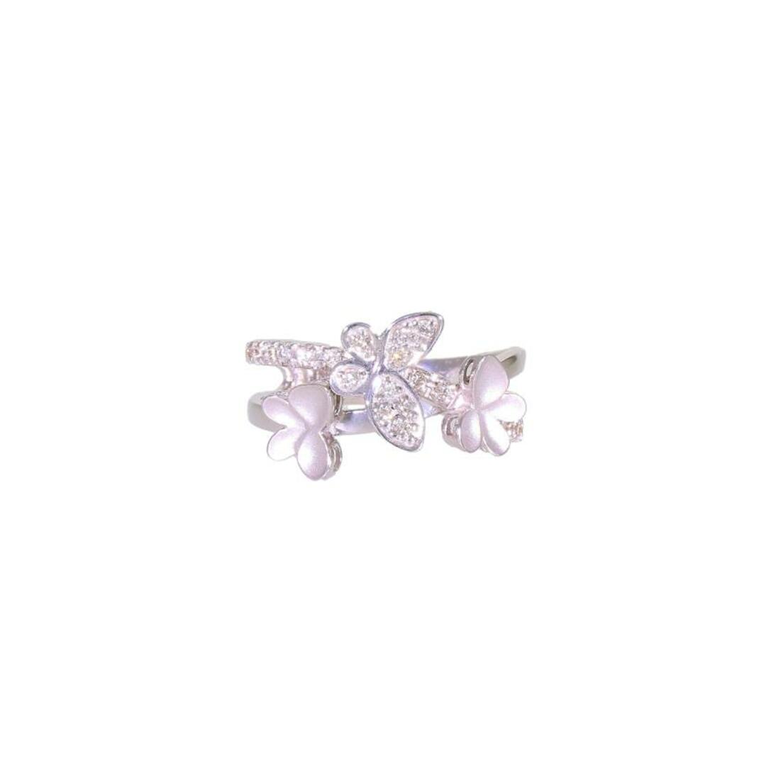 K18WGダイヤリング0.17ct/Aランク/88【中古】
