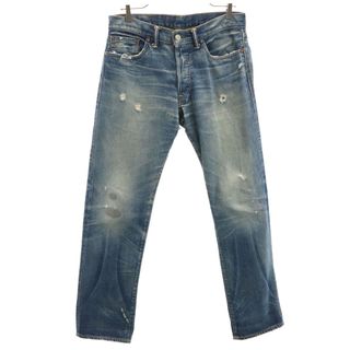 RRL - RRL LOW STRAIGHT LEG USA製 ジーンズ W79cm デニムの通販 RRL - RRL LOW STRAIGHT LEG USA製 ジーンズ W79cm デニムの通販