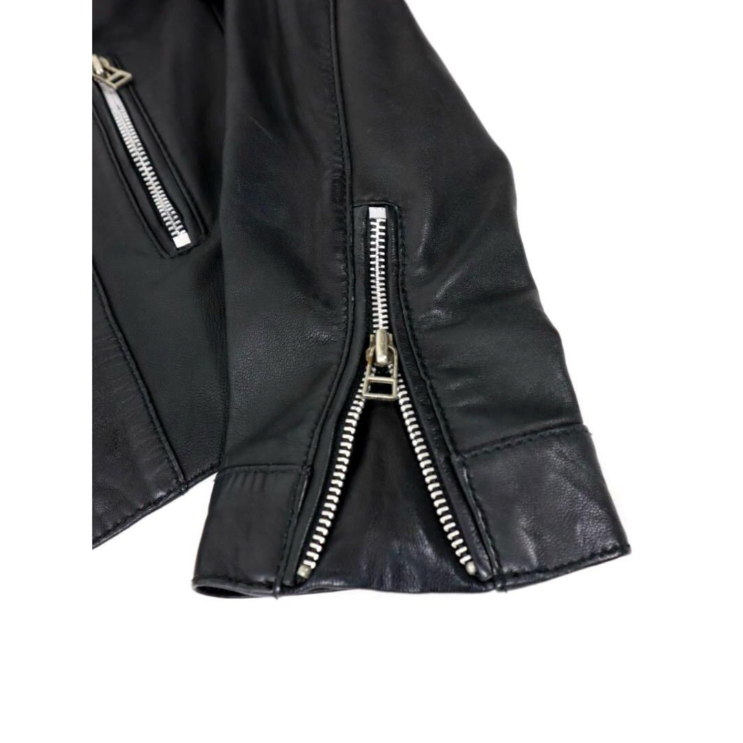 【美品】Goosecraft グースクラフト シングル ライダース ジャケット レディースのジャケット/アウター(ライダースジャケット)の商品写真